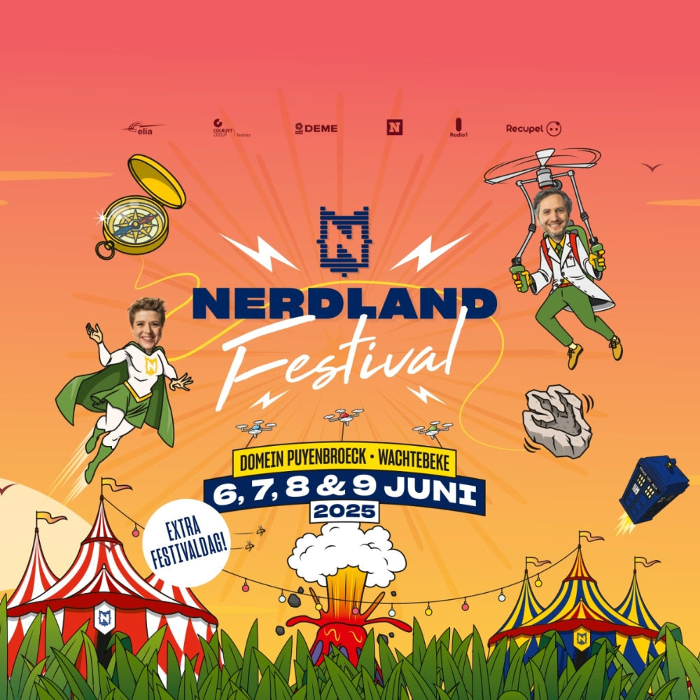 Vind onze producten op het Nerdland Festival!