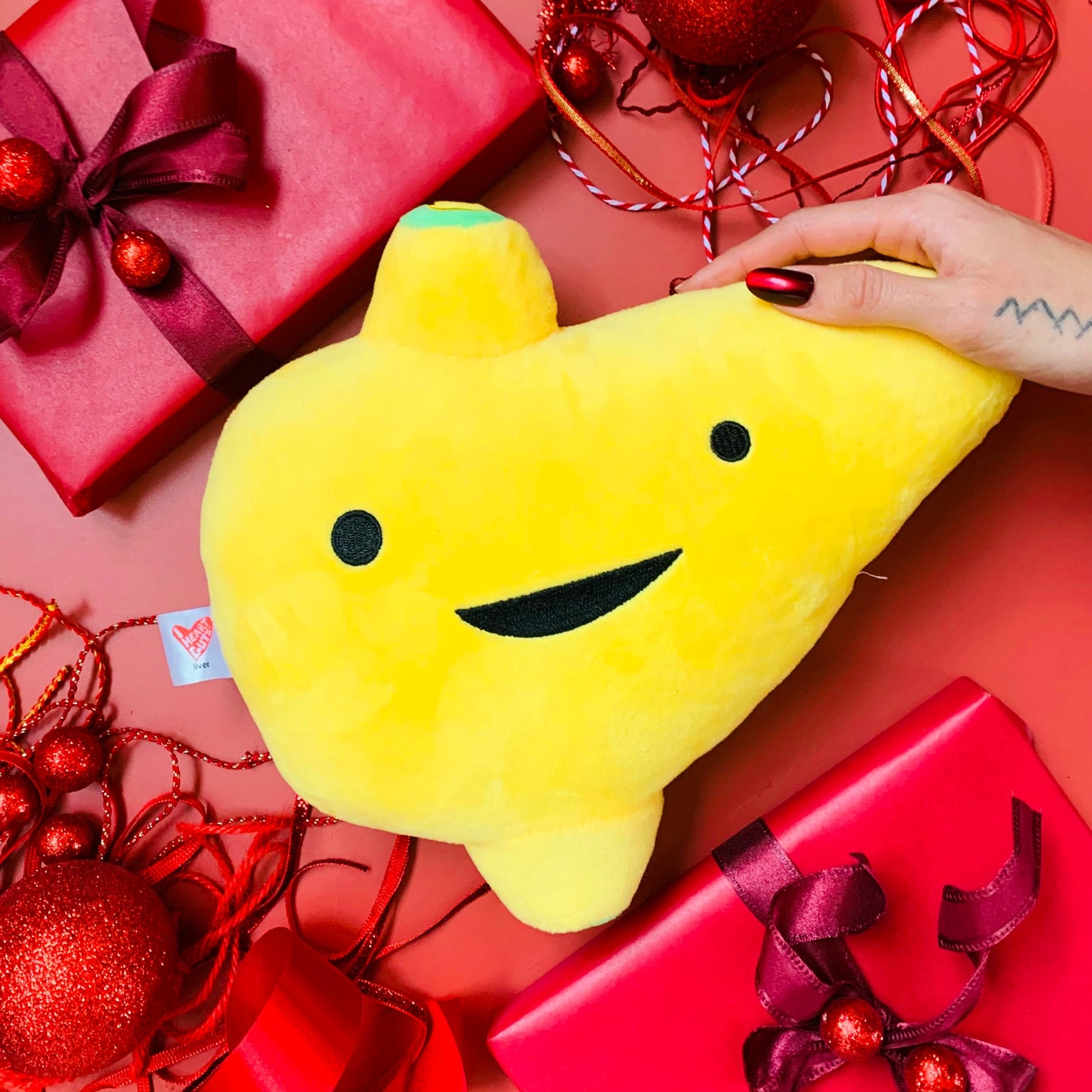 plushie liver - I'm a liver, not a fighter