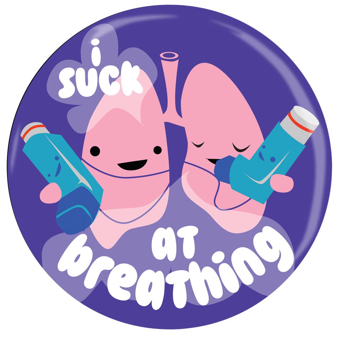 Magneet Longen - I suck at breathing