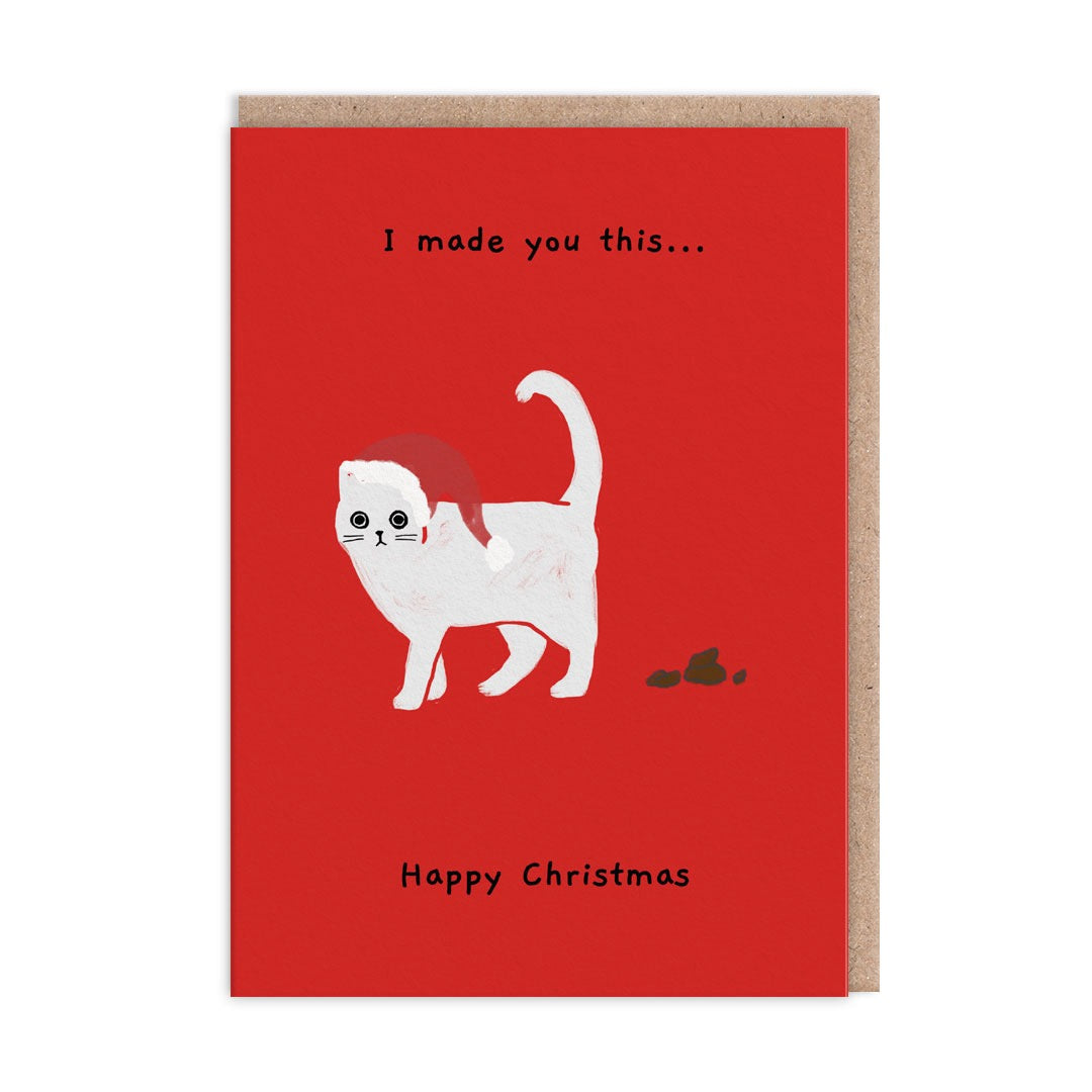 Set 9 kerstkaarten “Ken The Cat”