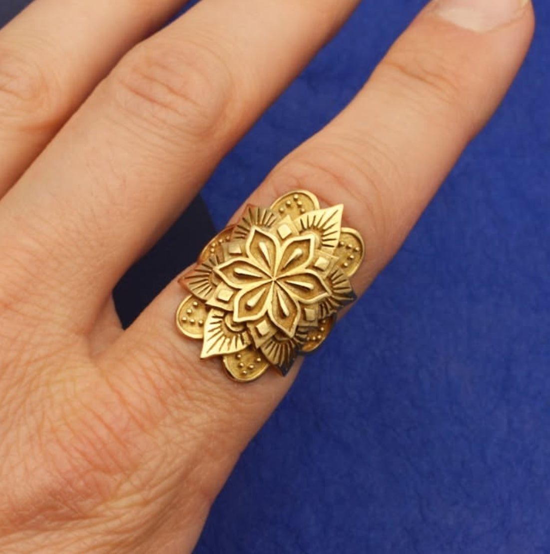 Bronze ring mandala