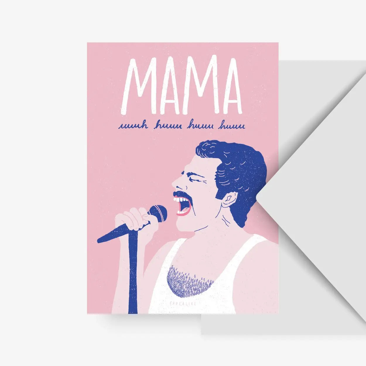 Wenskaart Queen "Mama"