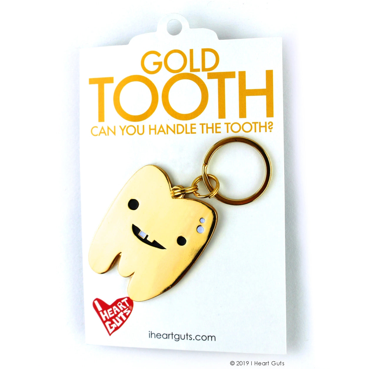 Keychain gold tooth - You can't handle the tooth!