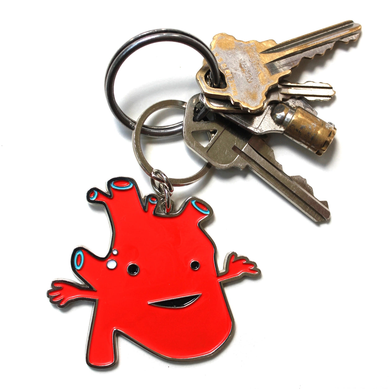 Keychain heart - I got the beat