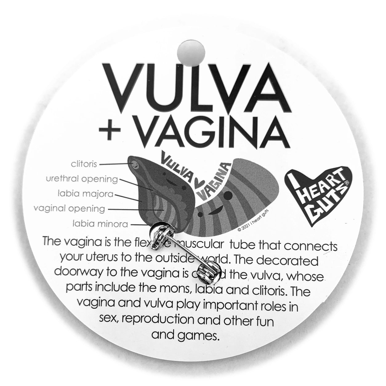 Brooch vulva - Yay for the Vajayjay