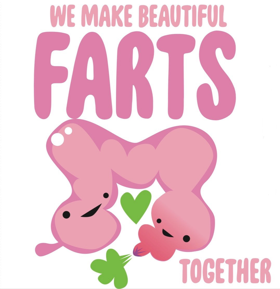 e-Cadeaubon "We Make Beautiful Farts Together"