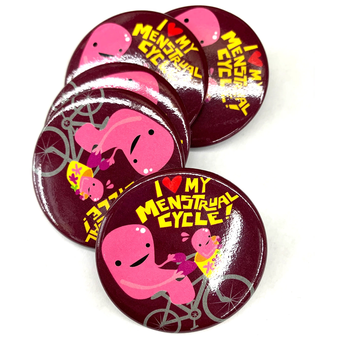 Magneet Baarmoeder - I Love My Menstrual Cycle