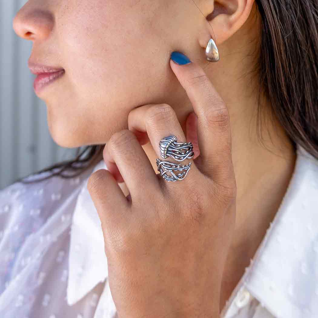 Silver ring jellyfish