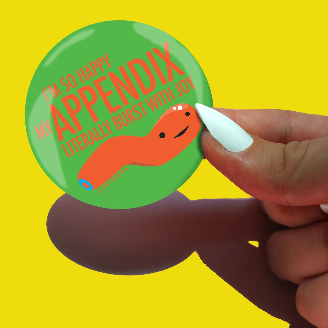 Magnet Appendix - Literally burst with joy