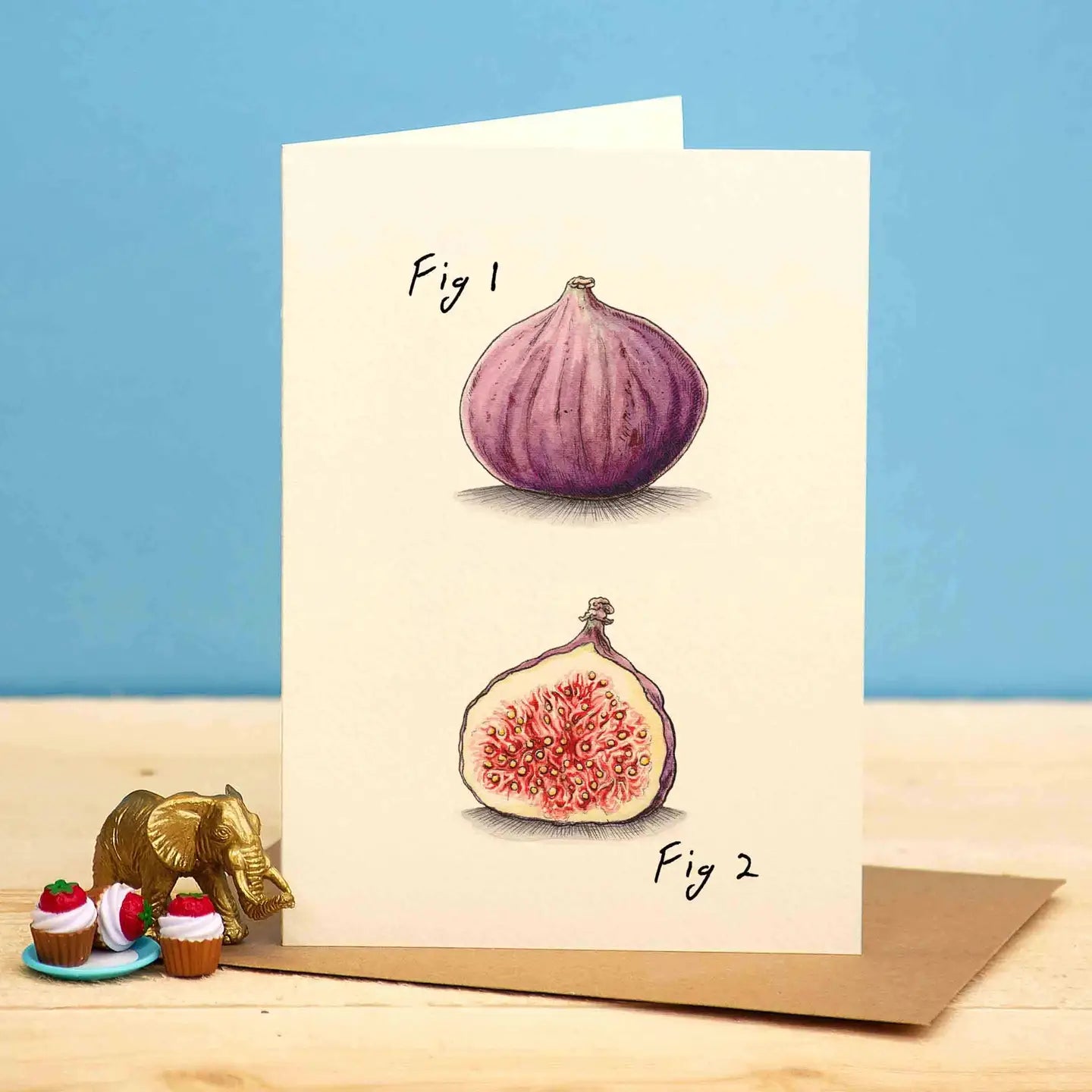 Greeting card Fig "Fig 1/ Fig 2"