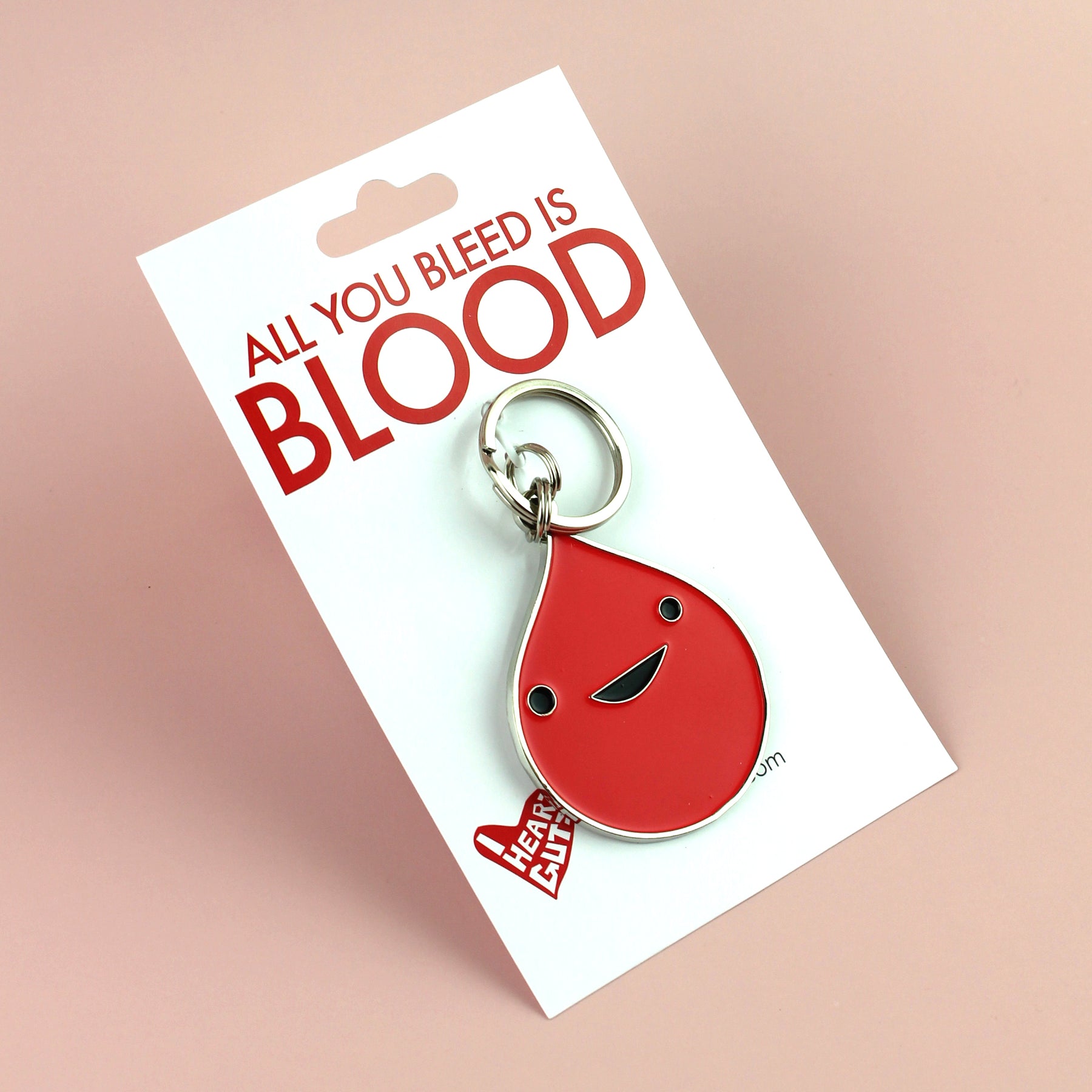 Blood Drop Keychain - All You Bleed is Blood