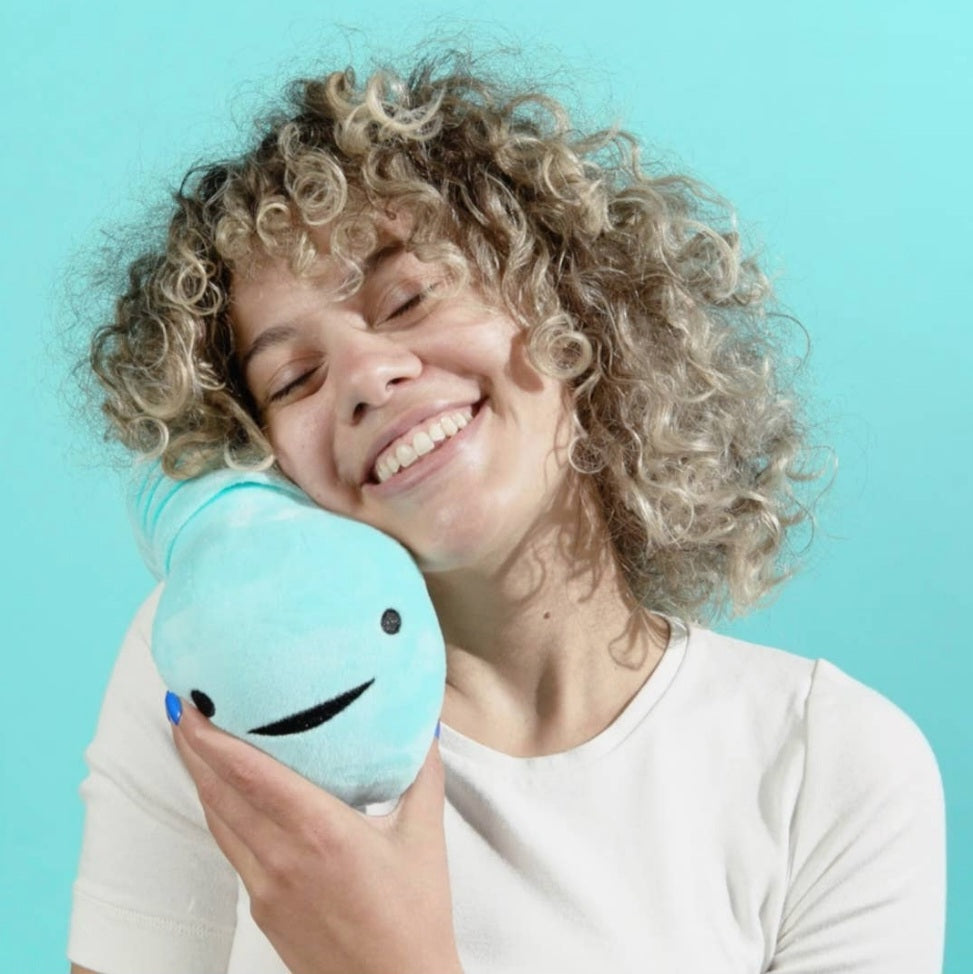 Stain discount - plushie penis with foreskin pouch