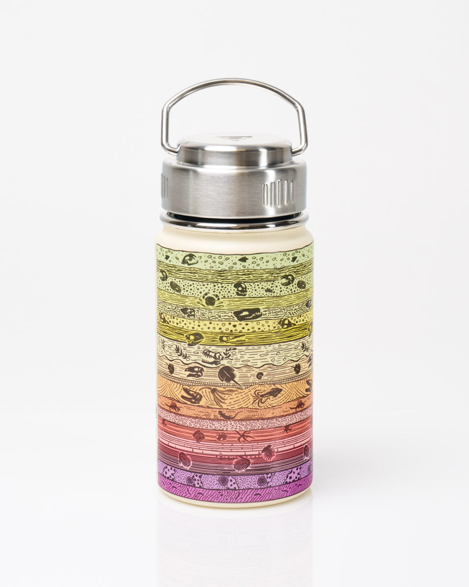 Drinkfles Fossielen & aardlagen (350ml)