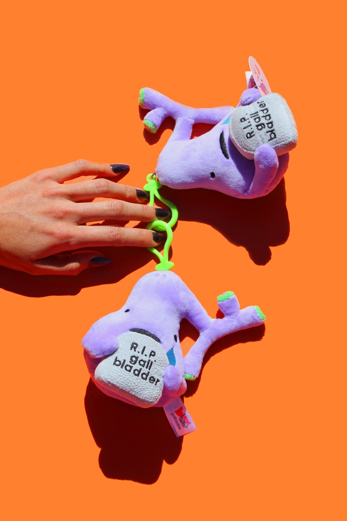 Gallbladder keychain - R.I.P. Gall Bladder