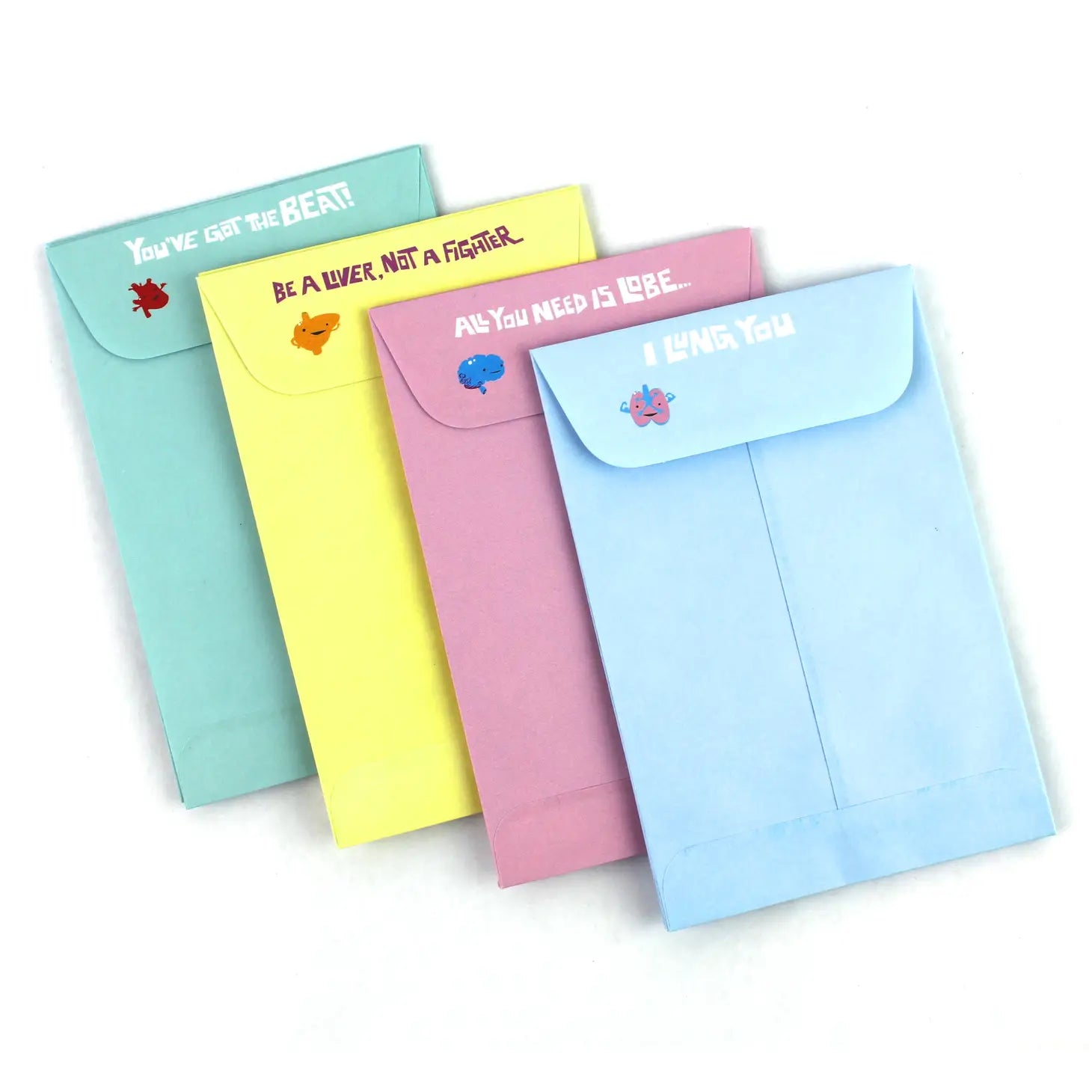 Mix & match stationery set "I Heart Guts"