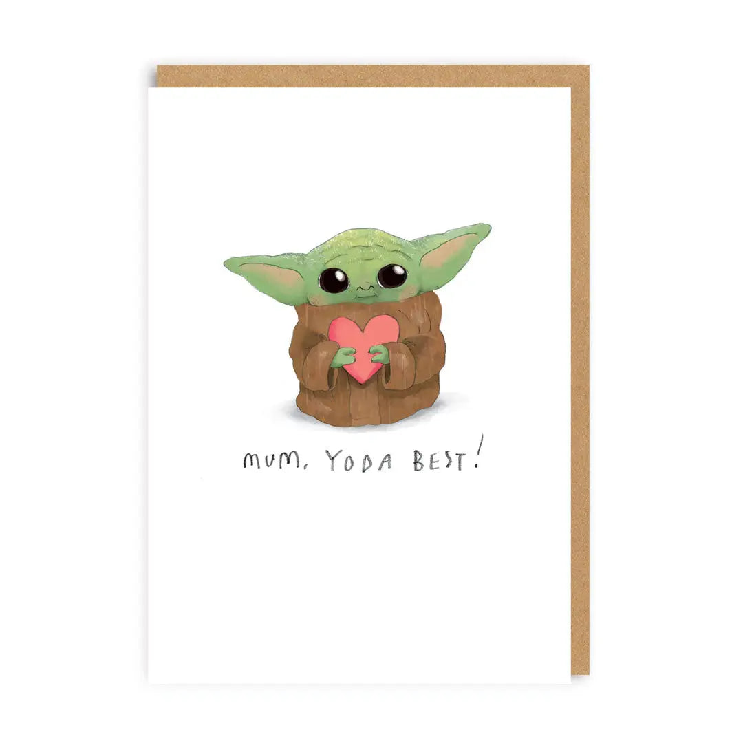 Mother's Day greeting card "Yo-Da Best"