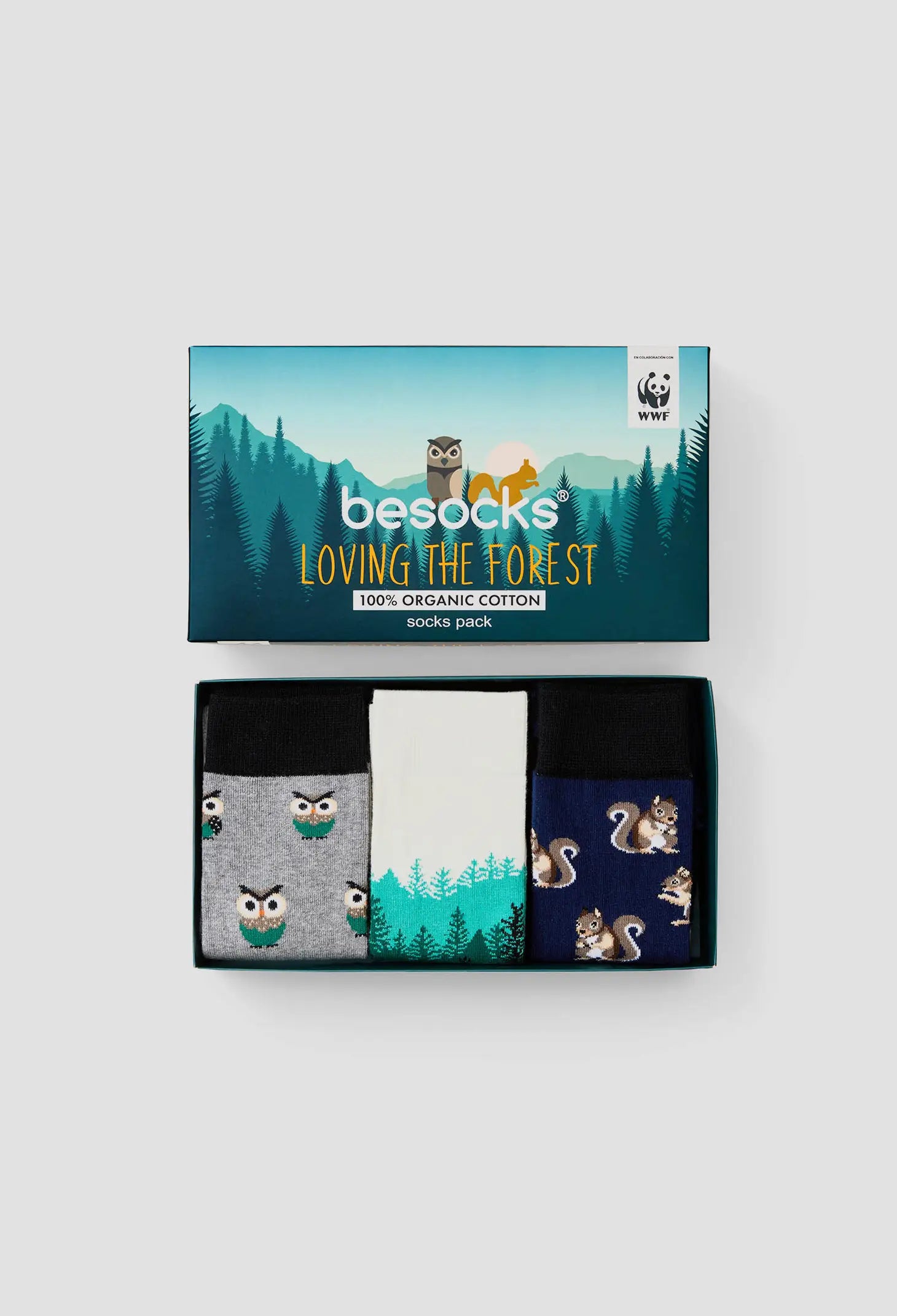 Lot de chaussettes Aimer la Forêt