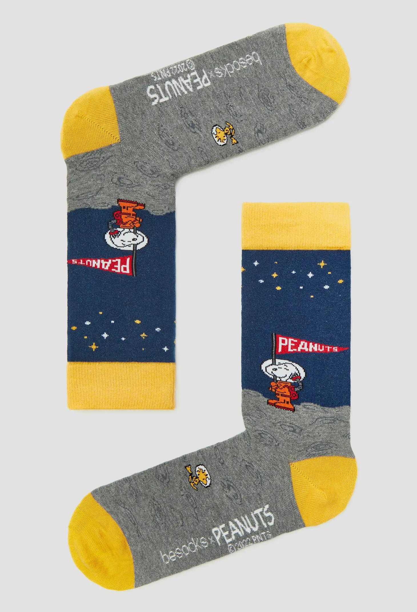 Chaussettes Snoopy sur la Lune