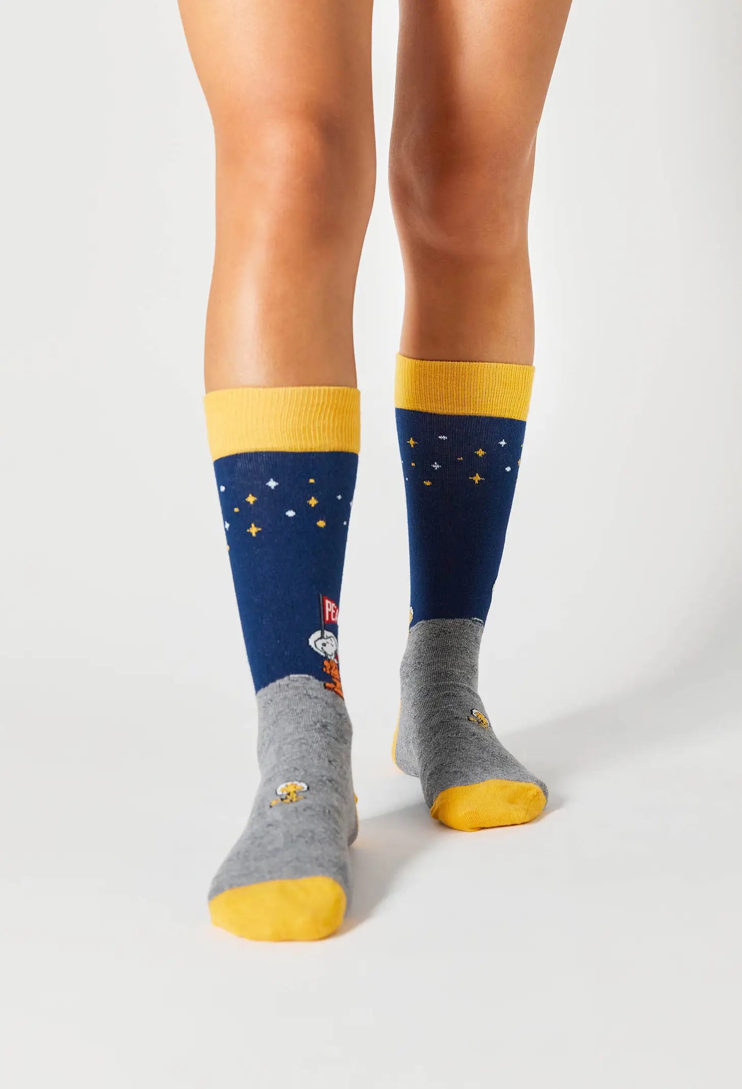 Chaussettes Snoopy sur la Lune