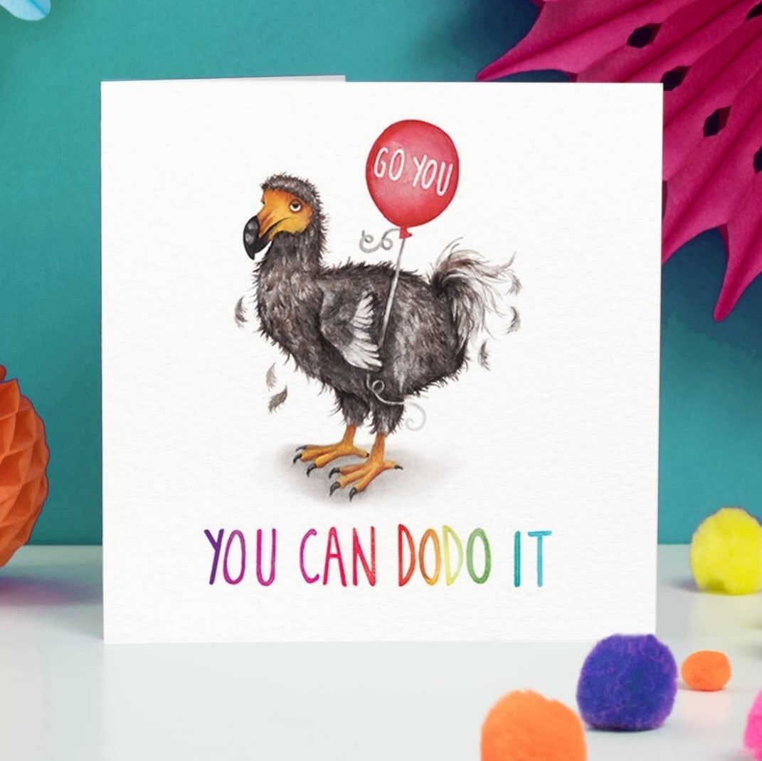 Wenskaart "You Can Dodo it" - Fairy Positron