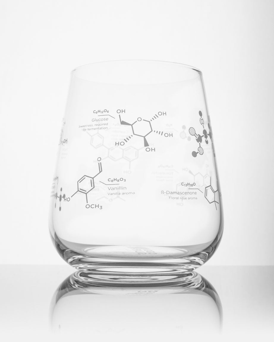 Wine glass "The science of wine" - Fairy Positron