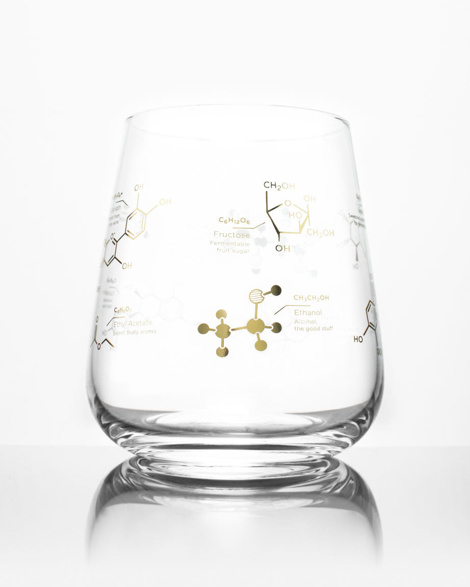 Wine glass "The science of wine" - Fairy Positron