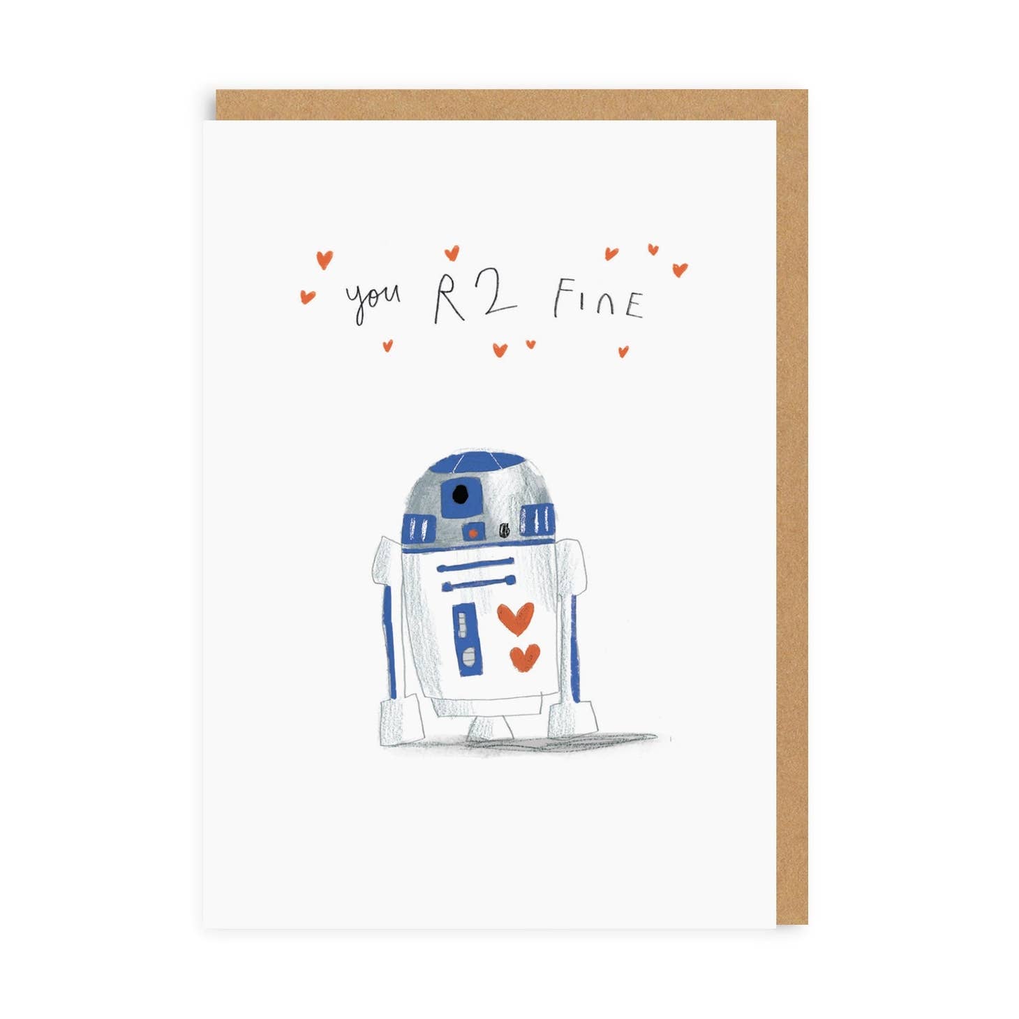 Wenskaart "You R2 fine" - Fairy Positron