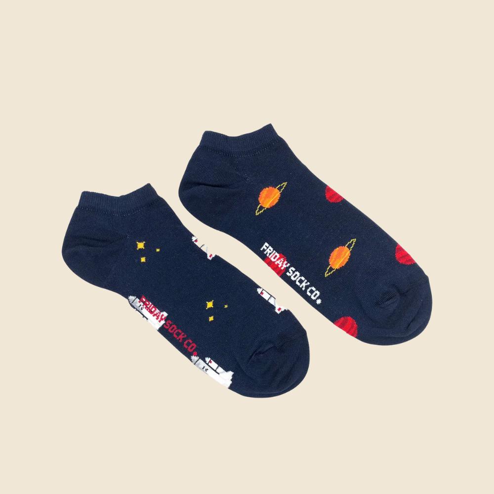 Ankle socks planets & space shuttle (40-44) - Fairy Positron