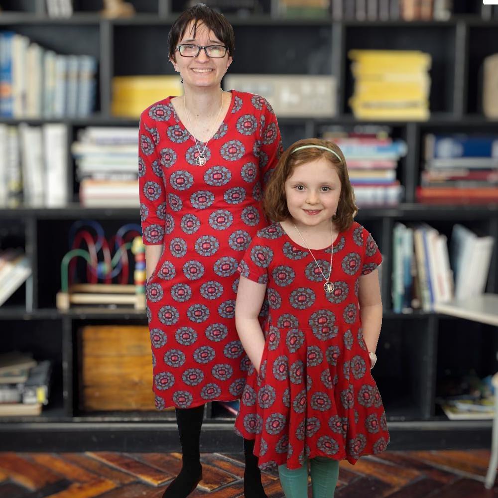 Kleedje + legging boekenmandala - Fairy Positron