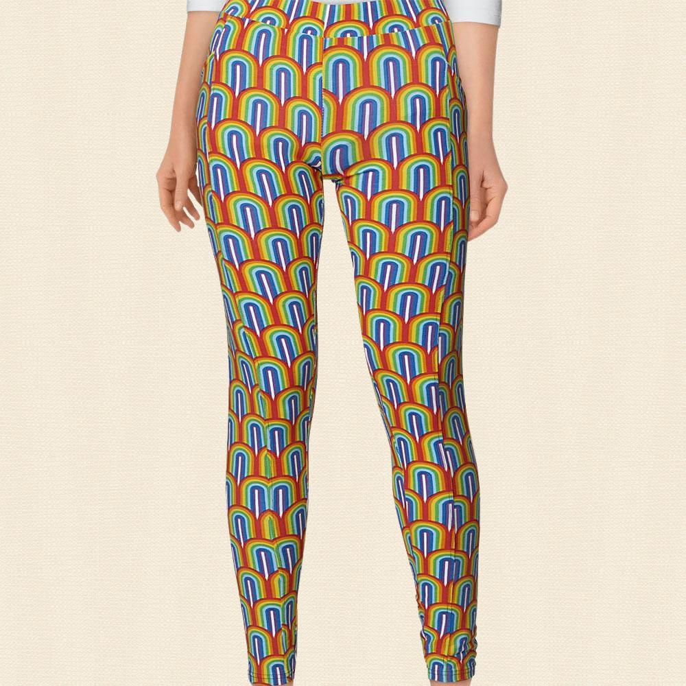 Legging retro regenboog - Fairy Positron
