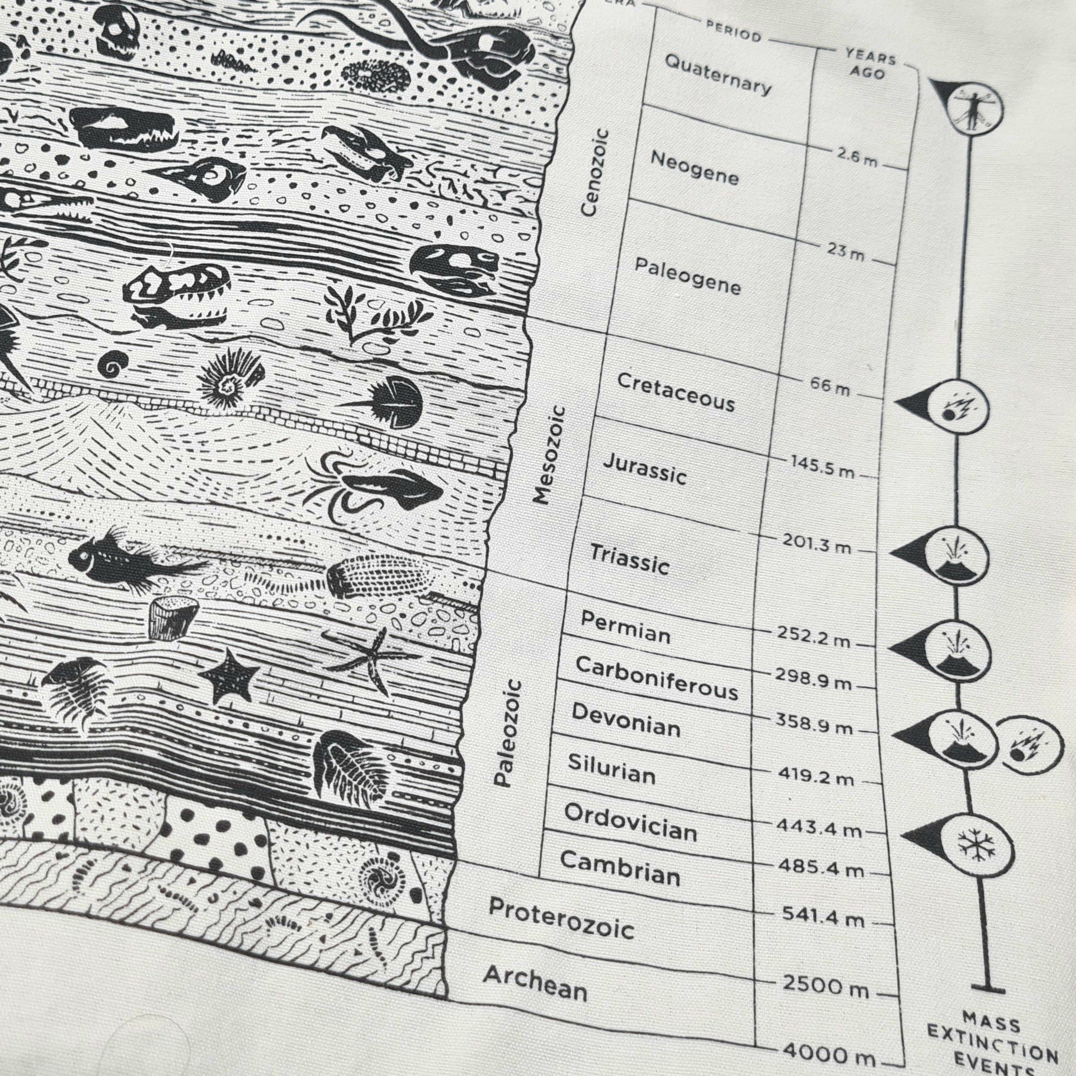 Schoudertas aardlagen/stratigrafie - Fairy Positron