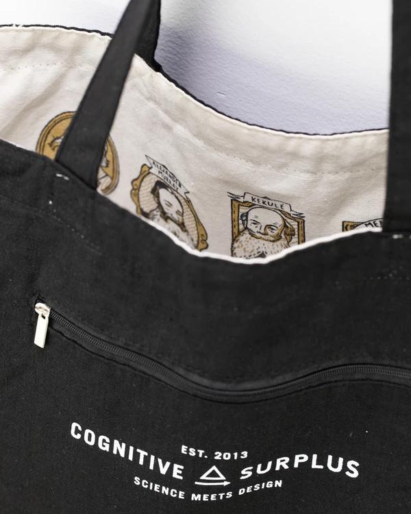Shoulder bag "Great beards of science" - Fairy Positron