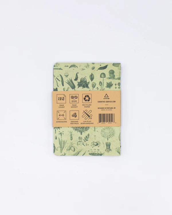 Set zaknotitieboekjes planten en fungi - Fairy Positron