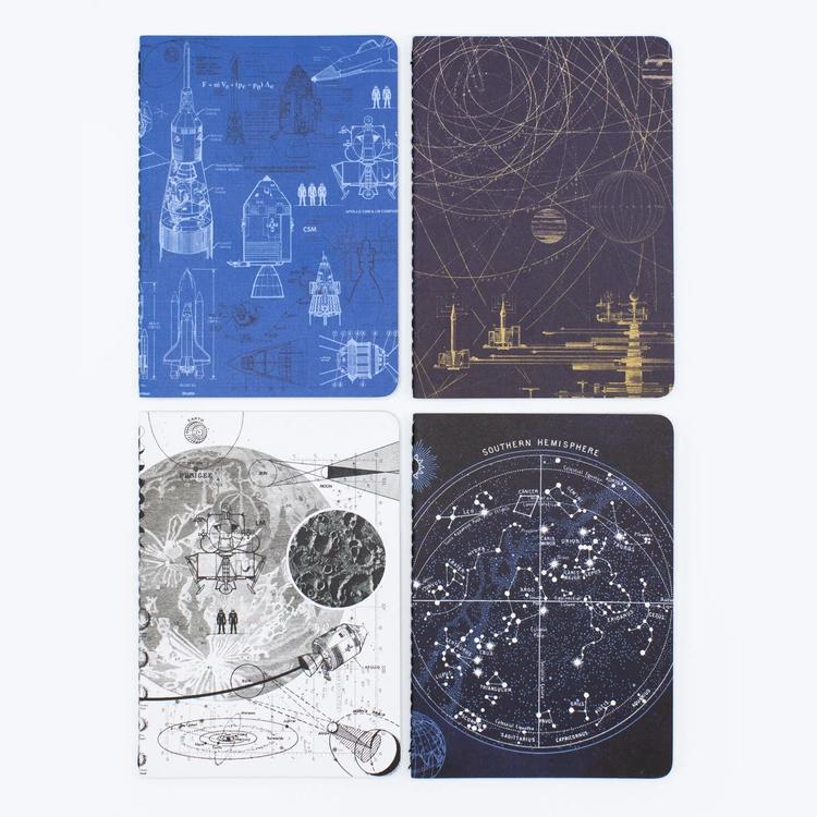 Pocket notebook set space science - Fairy Positron