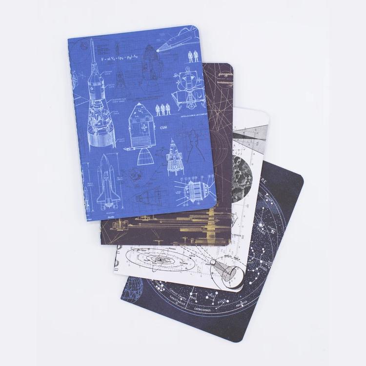 Pocket notebook set space science - Fairy Positron