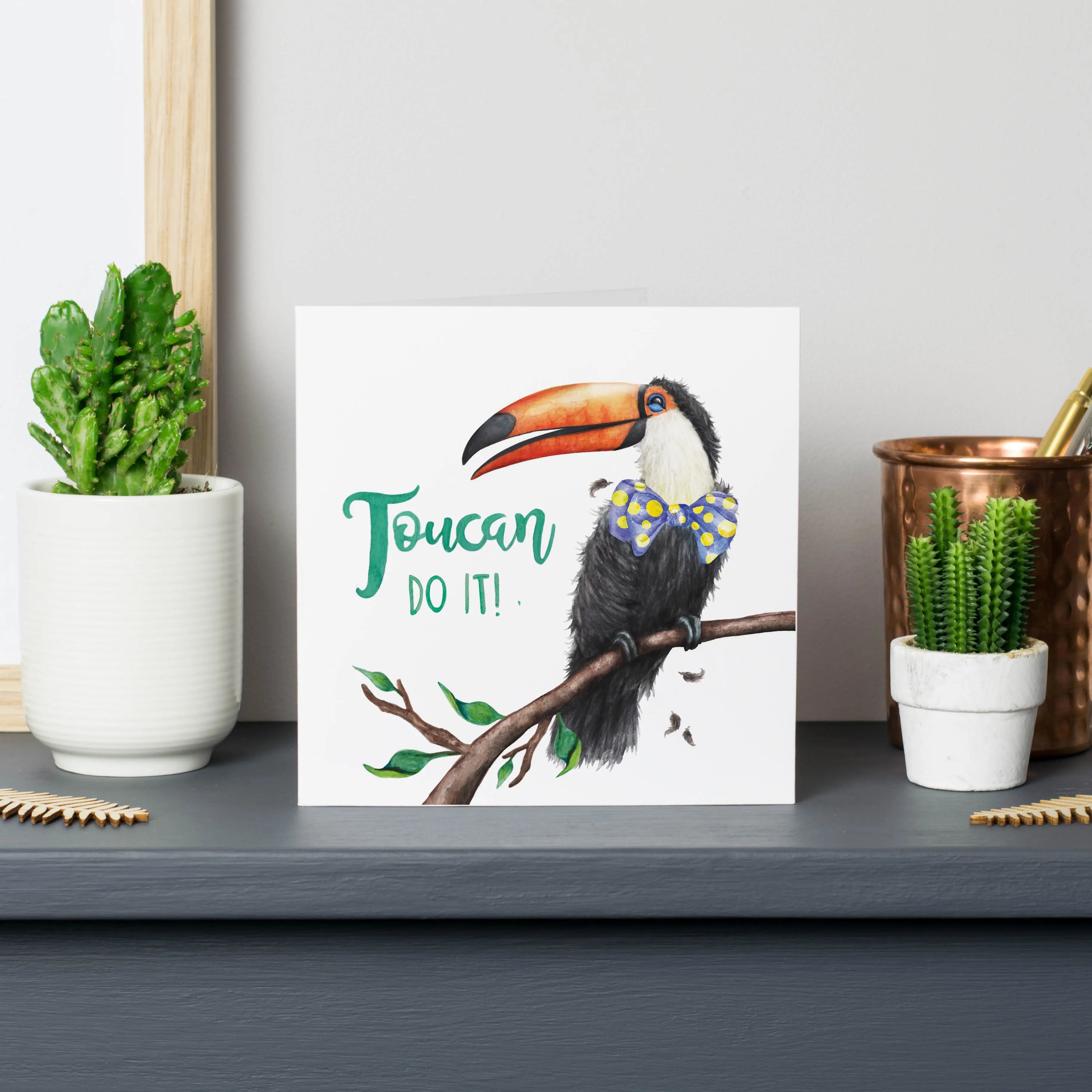 Wenskaart "Toucan Do It" - Fairy Positron