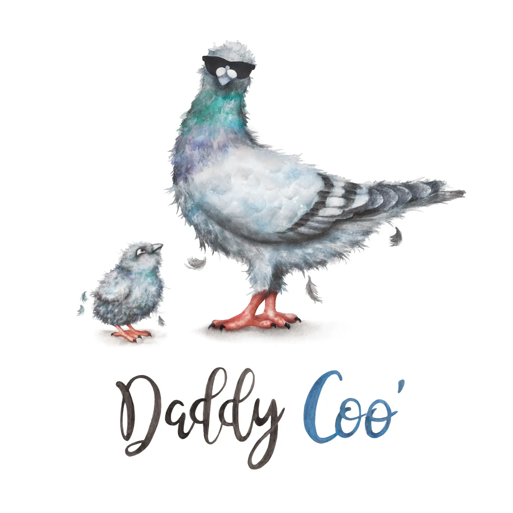 Wenskaart vaderdag "Daddy Coo’" - Fairy Positron