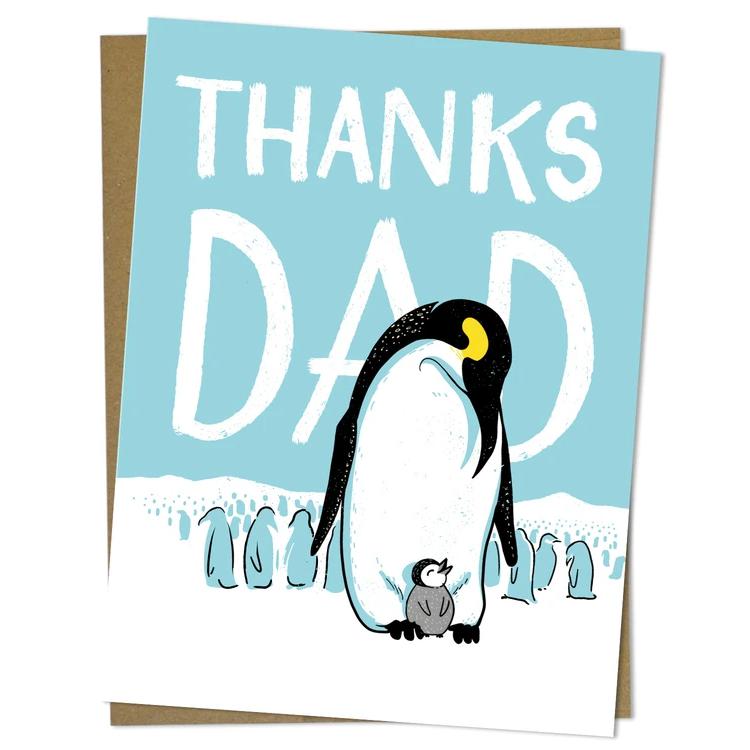 Wenskaart vaderdag "Thanks dad" - Fairy Positron