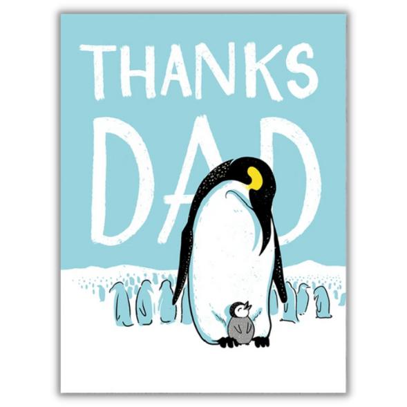 Wenskaart vaderdag "Thanks dad" - Fairy Positron
