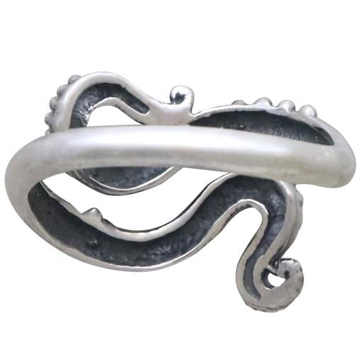 Zilveren ring octopusarmen - Fairy Positron