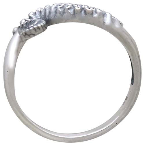 Zilveren ring octopusarmen - Fairy Positron