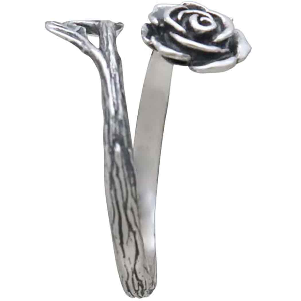 Silver ring rose - Fairy Positron