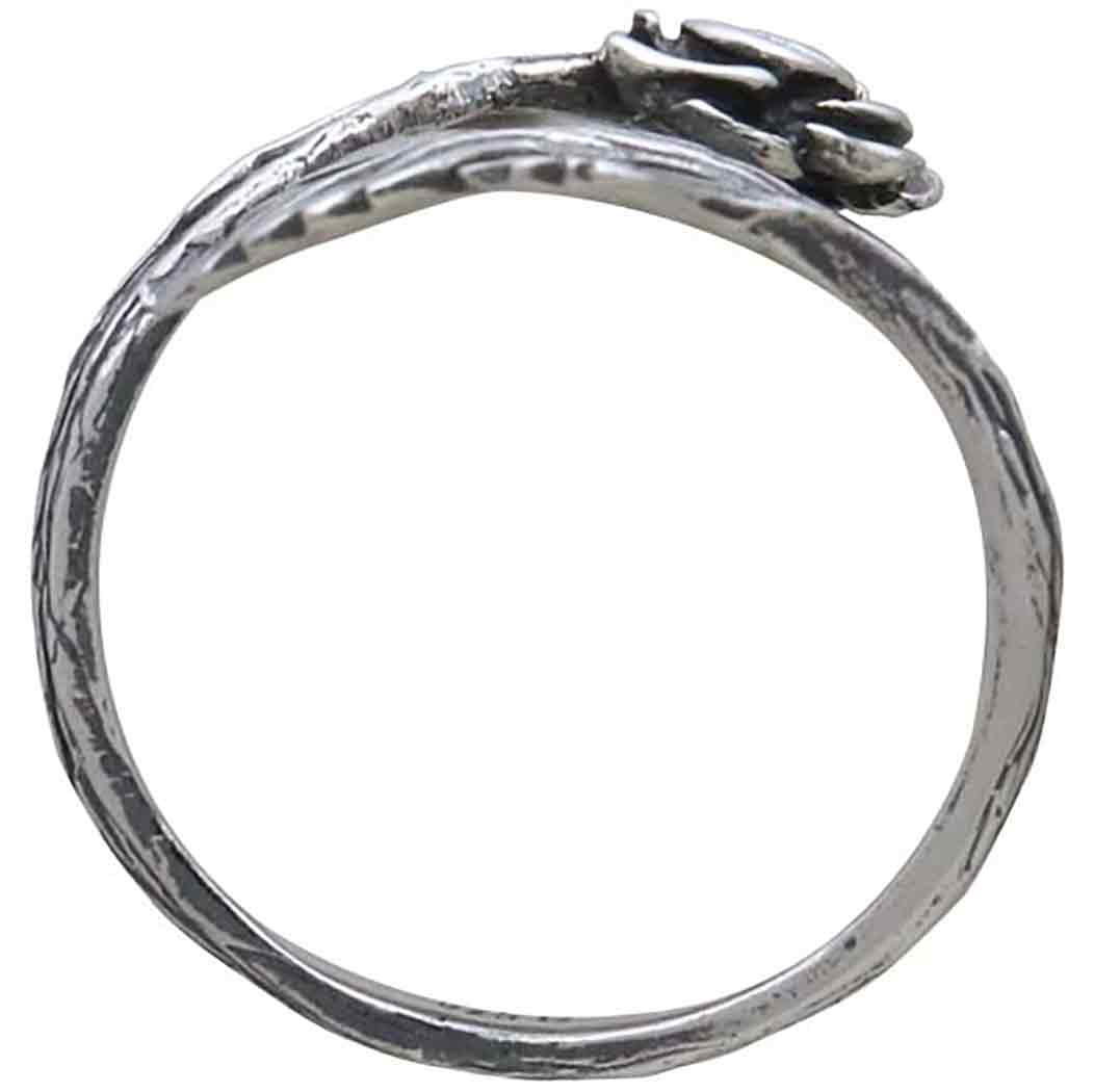 Silver ring rose - Fairy Positron