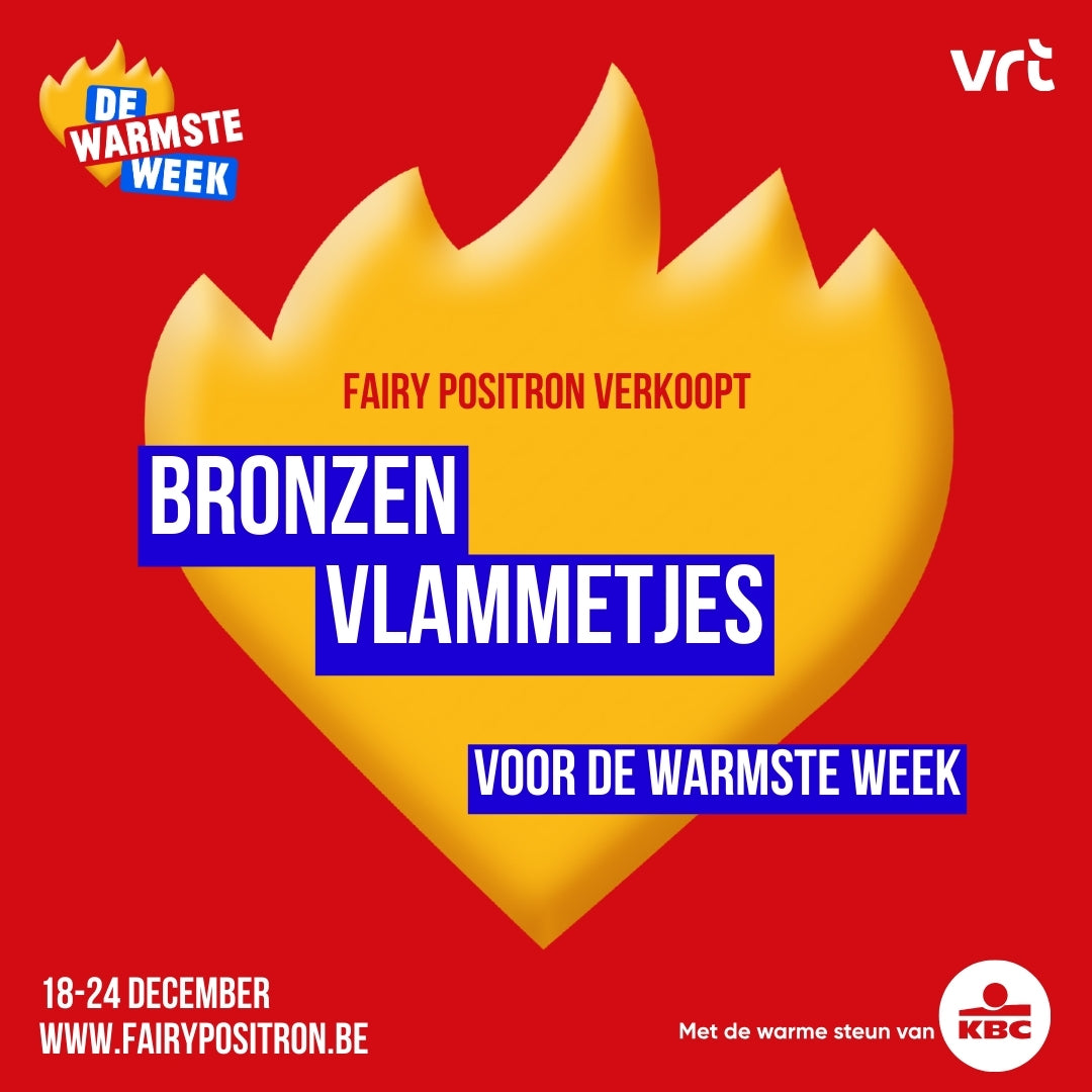 Bronzen vlammetjes voor De Warmste Week