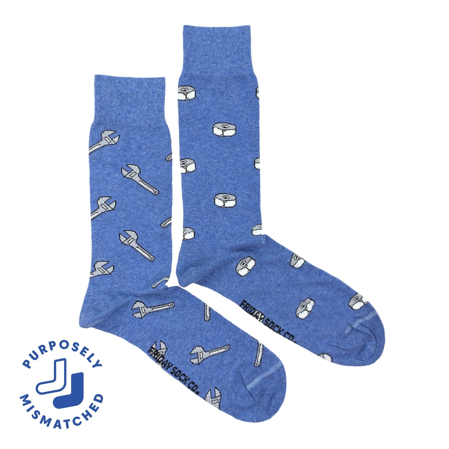 Sokken moer en moersleutel