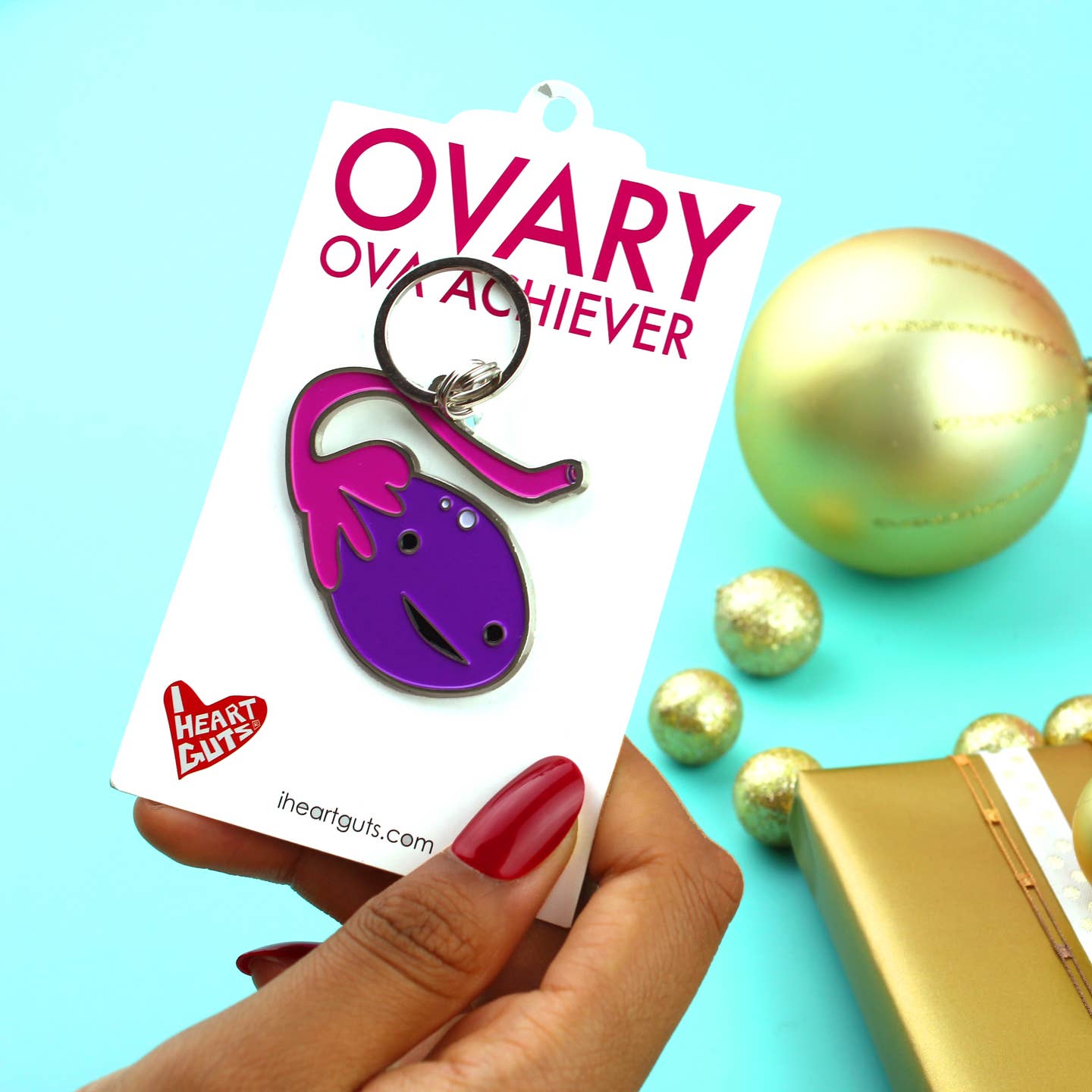 Keychain Ovary - Ova Achiever