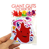 Giant Guts Stickerset “15 Organs & Friends”