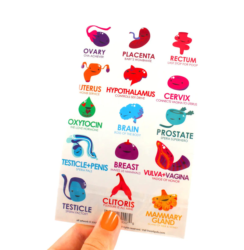 Sexy Anatomy Stickerset