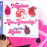 Etui vulva “yay for the va-jay-jay”