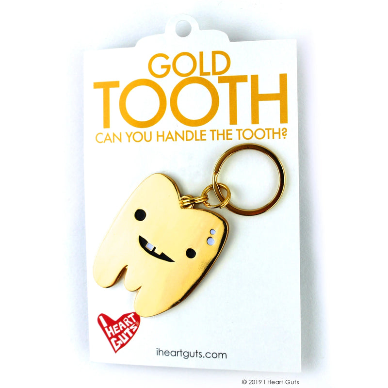 Sleutelhanger gouden tand - You can’t handle the tooth!
